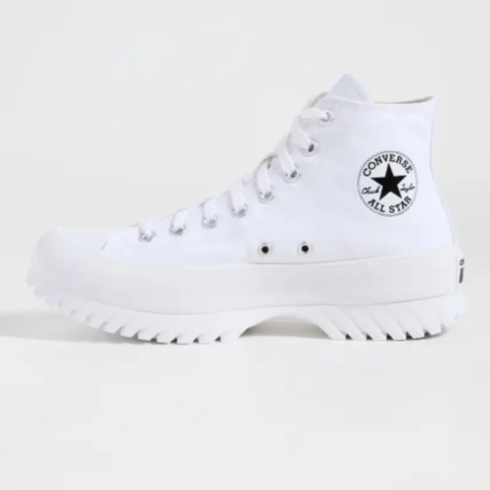 Converse White High-Top Sneakers